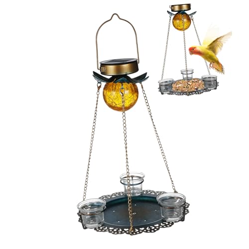 CIYODO Vogelfutter Wildvögel Winter Eichhörnchen Bird Feeder Window Futterhaus Für Eichhörnchen Eichhörnchen Futterstation Vogelfutterhaus Balkongeländer Vogelfutter Fensterscheibe von CIYODO