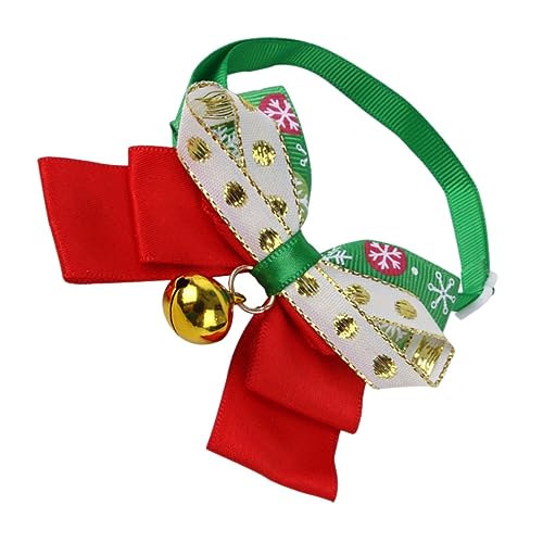 CIYODO entzückendes Katzenhalsband Weihnachten hundehalsband katzenkleidungen Weihnachten weihnachtsdeko tragbares Hundehalsband Weihnachten Haustierhalsband süßes Katzenhalsband Plastik von CIYODO