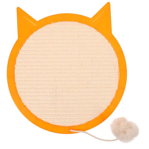 CIYODO kratzbaum für Katzen Katzenkratzer aus Sisal Kätzchen kratzunterlage für Katzen sisal dartscheibe Suction Cup Teppiche Spielzeuge Schleifklauen Pad Kratzbrett für Katzen hölzern von CIYODO