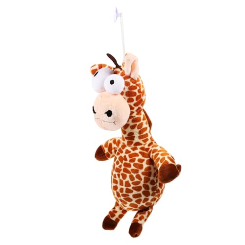 CIYODO 1pc Plüsch Leopard Giraffe Hundespielzeug Quietschendes Kauspielzeug Haustier Sulies Für Hundespielzeuge Liefert Material von CIYODO