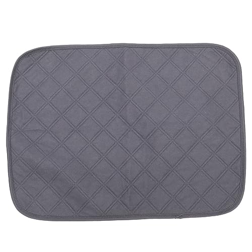 CIYODO wasserdichte Matte Für Haustiere Wiederverwendbares PIPI-pad Hamster-urin-pad Hamsterbettwäsche Chinchilla-käfigmatte Hundebox Pad Kaninchen-PIPI-Pads Bambusfaser Dark Grey von CIYODO