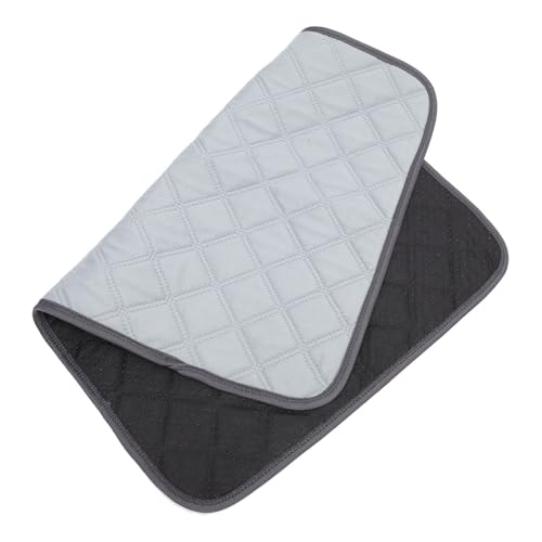 CIYODO wasserdichte Matte für Haustiere Wurfkissen waschbares Hamsterpad Hamster Bettwäsche Kaninchenkäfig Urin Liner Hamsterbettwäsche Einstreu für Kaninchenkäfige Bambusfaser Light Grey von CIYODO