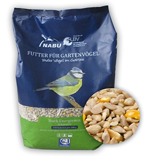 CJ Wildlife 110020615 Wildvogelfutter Streufutter "Hoch Energiemix" - schalenfrei 2 kg von CJ Wildlife