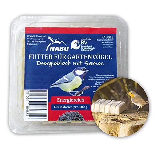 CJ Wildlife Energieblock mit Samen für Wildvögel, Sparpack 7 x 300 g von CJ Wildlife