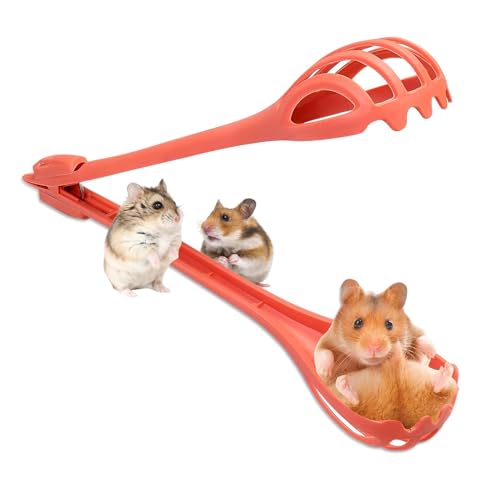 Hamster-Clip, Anti-Biss-Hamster-Clip, schnelles Erfassen von Hamstern, langem Griff, geeignet für Hamster, Meerschweinchen, Niederländische Kaninchen, Meerschweinchen von CJKDXDH