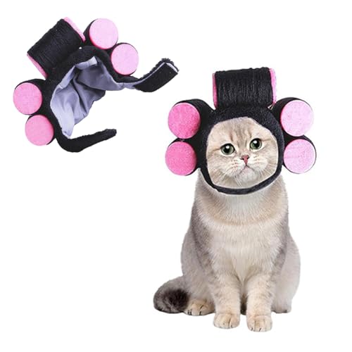 Lustiger Hut für Hunde und Katzen, Kopfbedeckung, Kopfbedeckung, Halloween-Cosplay-Kappe, Zubehör für Halloween, Weihnachten, Foto-Requisite von CJKDXDH