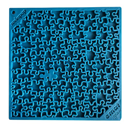 CL Distribution SodaPup Lick Mat - Enrichment EMAT mit Puzzlemotiv - Blau von SodaPup