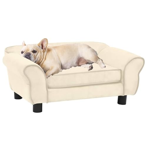 CLALER Hundesofa Crene 72x45x30cm Plüsch Hundecouch Hundebett Haustiersofa hundesofa für kleine Hunde und mittlere Hunde von CLALER