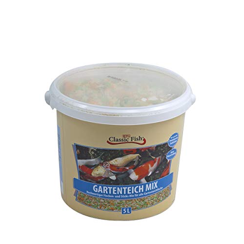 Classic Fish TeichMix Fischfutter Teichfutter 5 Liter Eimer Standardfutter von Classic Fish