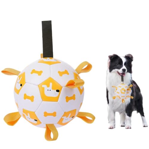 CLGoods Hundespielzeug mit Handpumpe, Border Collie, lustiges Ballspielset von CLGoods