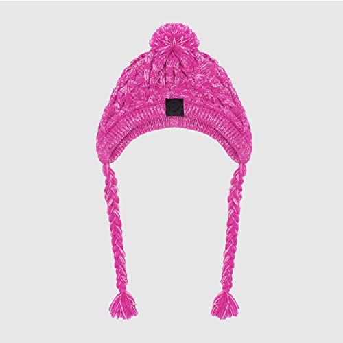 CLGrich Hundemütze, Bommelmütze, Hundemütze, Hundestrickmütze, Ball Aus Winterfell Warmer Und Winddichter Flauschiger Ball, Haustier Kopfbedeckung, Für Hunde (L,Pink) von CLGrich