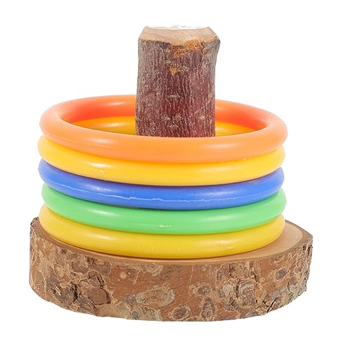 CLISPEED 1 Satz Holzspielzeug für Vögel mit Bunten Ringen für Papageien und Sittiche Intelligenzförderndes Trainingsspielzeug für Käfige Langlebig und Unterhaltsam Zufällige Farbe CLISPEED 1 Satz Holzspielzeug für Vögel mit Bunten Ringen für Papageien und Sittiche Intelligenzförderndes Trainingsspielzeug für Käfige Langlebig und Unterhaltsam Zufällige Farbe von CLISPEED