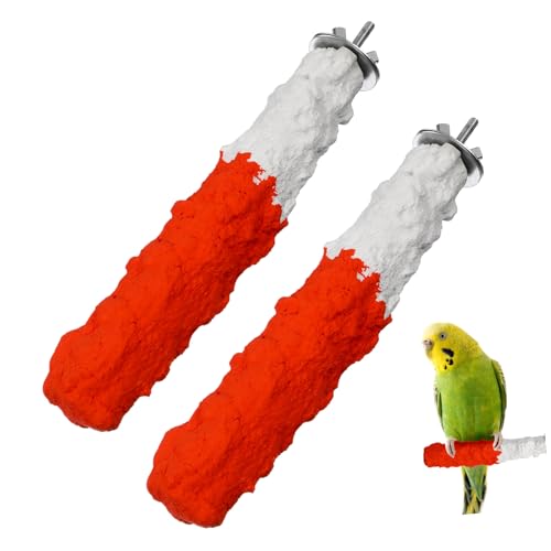 CLISPEED 2Stücke Hochkalzium Obst Sitzstange für Vögel Papageien Kaubarsch Langlebiges für Wellensittiche Stehen und Haustier Vogel Zubehör CLISPEED 2Stücke Hochkalzium Obst Sitzstange für Vögel Papageien Kaubarsch Langlebiges für Wellensittiche Stehen und Haustier Vogel Zubehör von CLISPEED