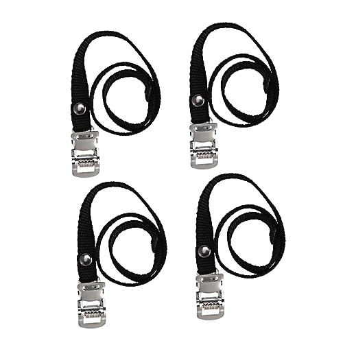 CLISPEED 4stücke Fußpedal Riemen Nylon Einstellbare Fahrrad-buckelriemen Für Pedale Leicht Und Langlebig Für Mountainbikes Und - Schwarz CLISPEED 4stücke Fußpedal Riemen Nylon Einstellbare Fahrrad-buckelriemen Für Pedale Leicht Und Langlebig Für Mountainbikes Und - Schwarz von CLISPEED