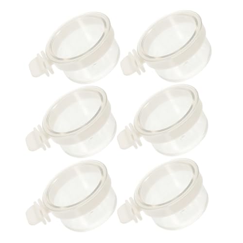 CLISPEED 6Stücke Hängendes Vogelhäuschen aus Robustem Transparente Futterbecher für Sittichkäfig Zubehör mit Abfall Design und Einfacher Vielseitig CLISPEED 6Stücke Hängendes Vogelhäuschen aus Robustem Transparente Futterbecher für Sittichkäfig Zubehör mit Abfall Design und Einfacher Vielseitig von CLISPEED