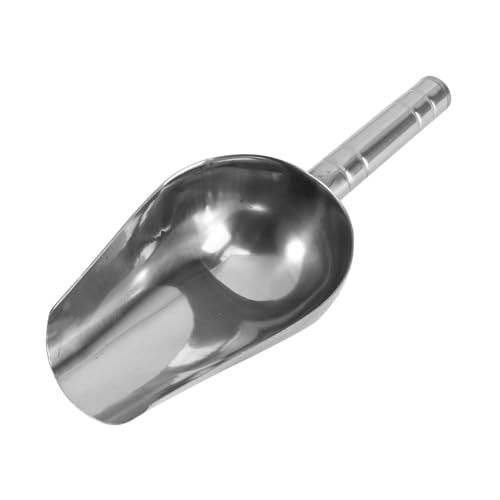 CLISPEED Futterschaufel für Haustierfutter Dickwandig Runde Form Langlebig und Leicht zu Reinigen Kapazität Multifunktional für Trockenfutter Nüsse Mehl und Silberfarben CLISPEED Futterschaufel für Haustierfutter Dickwandig Runde Form Langlebig und Leicht zu Reinigen Kapazität Multifunktional für Trockenfutter Nüsse Mehl und Silberfarben von CLISPEED