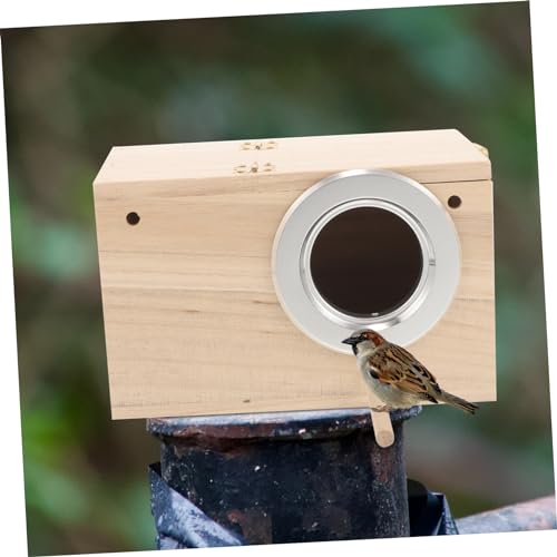 CLISPEED Holz Nistkasten für Wellensittiche und Papageien Warmes Brut und Aufzuchthaus Wetterfester Vogelkäfig für Garten und Balkon Pflegeleichtes Vogelhaus für Kleine Vögel und Exoten CLISPEED Holz Nistkasten für Wellensittiche und Papageien Warmes Brut und Aufzuchthaus Wetterfester Vogelkäfig für Garten und Balkon Pflegeleichtes Vogelhaus für Kleine Vögel und Exoten von CLISPEED