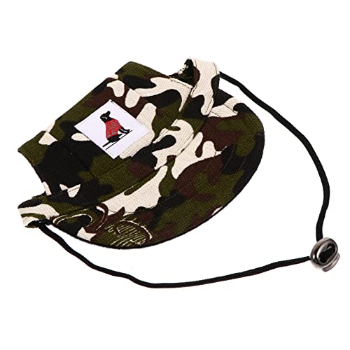 CLISPEED Hunde-baseballmütze Hund Sonnenhaube Schirmmütze Für Hunde Sonnenkappe Für Haustiere Sonnenkappe Für Hund Verstellbare Hundemütze Hund Outdoor-Hut Polyester Mode Sonnenhut von CLISPEED