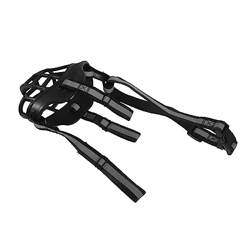CLISPEED Hundemaulkorb für Outdoor Aktivitäten Atmungsaktive Hundemaske aus TPR Material mit Verstellbarem Riemen Verhindern Beißen für Große CLISPEED Hundemaulkorb für Outdoor Aktivitäten Atmungsaktive Hundemaske aus TPR Material mit Verstellbarem Riemen Verhindern Beißen für Große von CLISPEED