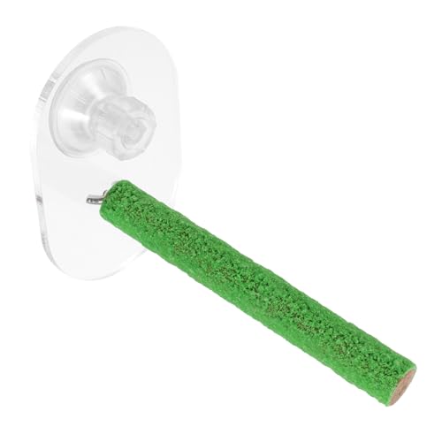 CLISPEED Papageienständer mit Saugnapf Vogelständer für Papageien Verstellbare Sitzstange Spielzeug für Vögel Transparentes Design für Fensterbefestigung CLISPEED Papageienständer mit Saugnapf Vogelständer für Papageien Verstellbare Sitzstange Spielzeug für Vögel Transparentes Design für Fensterbefestigung von CLISPEED