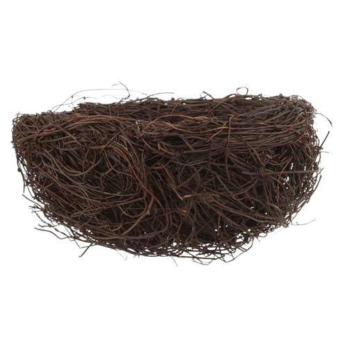 CLISPEED Rattan Vogel Nest Handgemachtes Deko Element für Garten Fotografie und Feiern Simuliertes Vogelnest für Kreative Anlässe Vielseitig Einsetzbar als Osternest oder CLISPEED Rattan Vogel Nest Handgemachtes Deko Element für Garten Fotografie und Feiern Simuliertes Vogelnest für Kreative Anlässe Vielseitig Einsetzbar als Osternest oder von CLISPEED