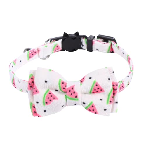 CLISPEED Verstellbares Katzenhalsband mit Fruchtmuster Süßes und Farbenfrohes für Bequeme Stoffqualität für Täglichen Gebrauch und Partys Passend für Katzengrößen CLISPEED Verstellbares Katzenhalsband mit Fruchtmuster Süßes und Farbenfrohes für Bequeme Stoffqualität für Täglichen Gebrauch und Partys Passend für Katzengrößen von CLISPEED