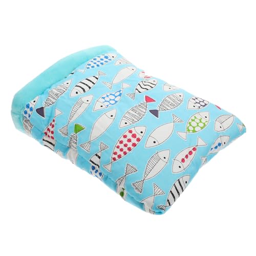CLISPEED Warmer Hamster Schlafsack aus Baumwolle mit Fleece Kuschelige Schlafhöhle für Hamster Meerschweinchen Igel Zuckergleiter und Kleine Haustiere Nest für Gemütlichen Rückzugsort CLISPEED Warmer Hamster Schlafsack aus Baumwolle mit Fleece Kuschelige Schlafhöhle für Hamster Meerschweinchen Igel Zuckergleiter und Kleine Haustiere Nest für Gemütlichen Rückzugsort von CLISPEED