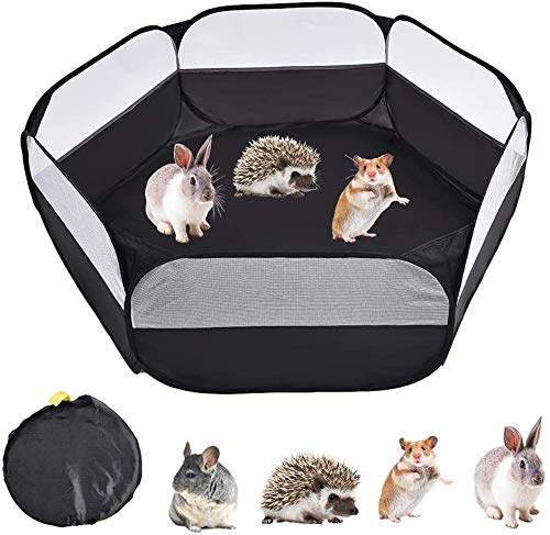 CLQ Kleintiere Käfig Zelt Hamster Haustier Laufstall Faltbarer Sportzaun Geeignet für Hamster, Chinchillas, Igel, Welpen oder andere Kleintiere von CLQ