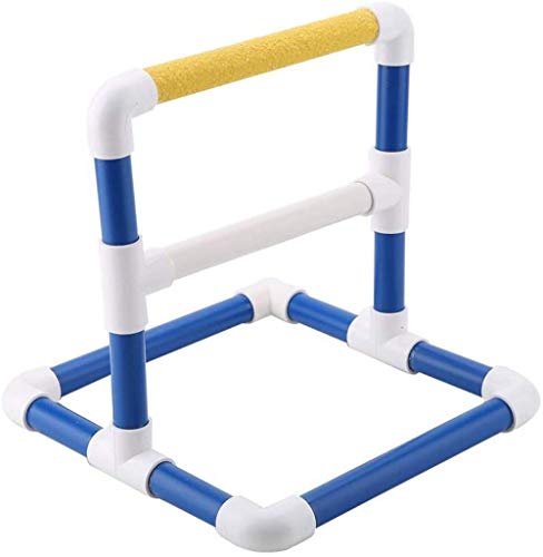 CLQ Papagei Trainingsständer Haustier Vogel Tisch Barsch Steht PVC Vogel Stehplattform Vogel Dusche Bad Ständer Rack Stehendes Fitnessstudio Training Schleifen Spielzeug Spielständer Halter von CLQ