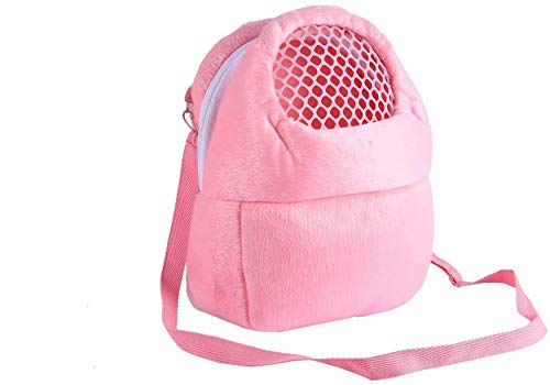 CLQ Pet Carrier Bag Hamster Atmungsaktive Outgoing Bag Mit Schultergurt Für Igel Sugar Glider Chinchilla Meerschweinchen Eichhörnchen von CLQ