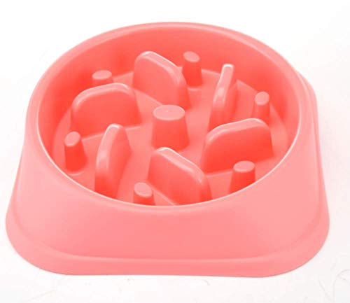 CLQ Pet Slow Feeder Anti-Choking Langsames Essen Pet Bowl Katze Hund Wasserfutter Feeder Behälter Essen Platte Gesunde Ernährung Diät Essen Gericht Mit Rutschfesten Bodenpolstern 3 Farben von CLQ