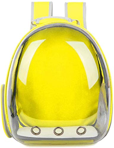 CLQ Tragbarer Haustier-Katzen-Hund-Welpen-Rucksack-Träger-Blase 360-Grad-transparenter Raumkapsel-Rucksack von CLQ