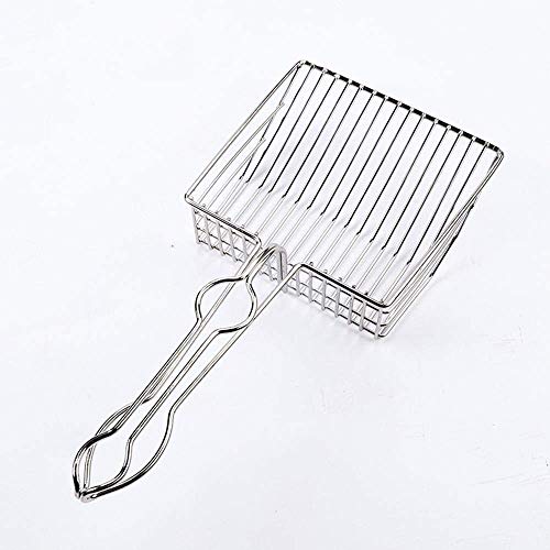 Cat Litter Scoop, Pet Cat Litter Shovel Metalldraht, Cat Litter Scooper Sifter Mit Tiefer Schaufel Und Ergonomischem Griff Für Eine Effiziente Reinigung von CLQ