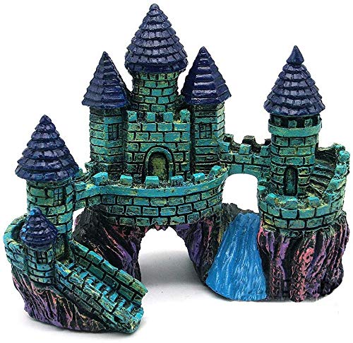 Haushalt Aquarium Dekorationen Aquarium Dekorationen Schloss, Aquarium Ornament Super Castle, Römische Säule Aquarium Dekoration, Büro Wohnzimmer Studie Geschenk Die Unterwasserwelt von CLQ