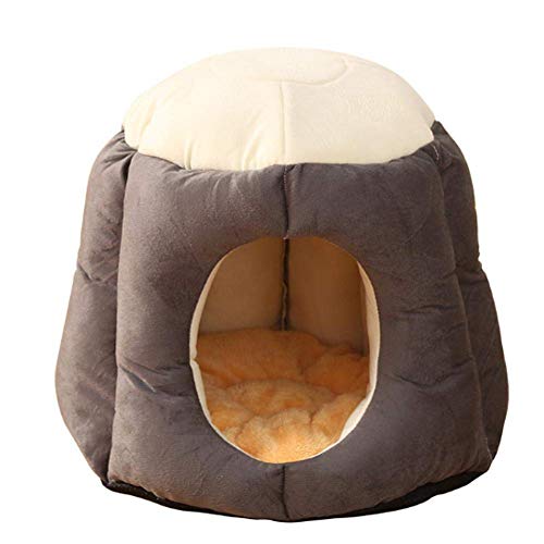 Warm Winter Cat Litter Deep Sleep Semi-Enclosed Cat Tent House for Cats Small Pet von CLQ