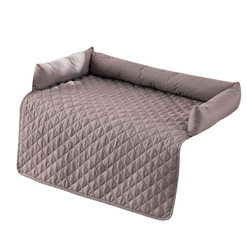 CLSSLVVBN Hunde Haustierbett Deckenmatte bietet Komfort und Wärme für den pelzigen Freund, Hundesofa Couchbezug, Polyester Haustier Sofaschutz , hellgrau von CLSSLVVBN