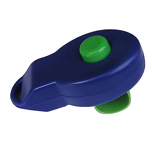 CLSSLVVBN Pet Training Handheld Interaktiver Druckknopf Pädagogisches Trainergerät Spielzeug Pocket Outdoor Playing Sounder, Blau von CLSSLVVBN