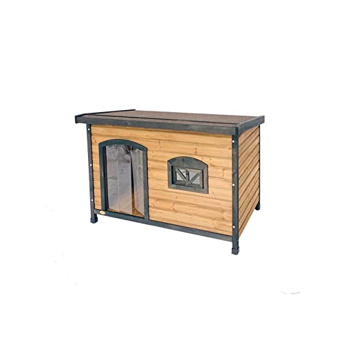 Katzengehege im Freien Pet Villa Dog House Outdoor Dog Villa Kleines Hundehaus Kaninchenstreu Katzenhaus Pet House, GW-009 Katzenhütte (Size : L) von CLoxks