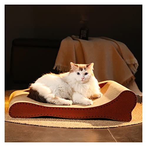 Kratzbrett für Katzen Sofa-Katzenkratzbrett lässt Keine Krümel Fallen, Katzenstreu, Kratzkralle, Katzenkratzbrett, Kratzfest, großes Katzenspielzeug Katzen Kratzpappe (Size : Large) von CLoxks