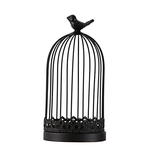 Vogelkäfig Old-Fashioned Birdcage Eisen Ornamente Retro Kreative Birdcage Grüne Anlagen Einrichtungsgegenstände geeignet for Innen- und Außenbereich Haustierzubehör (Color : D) von CLoxks