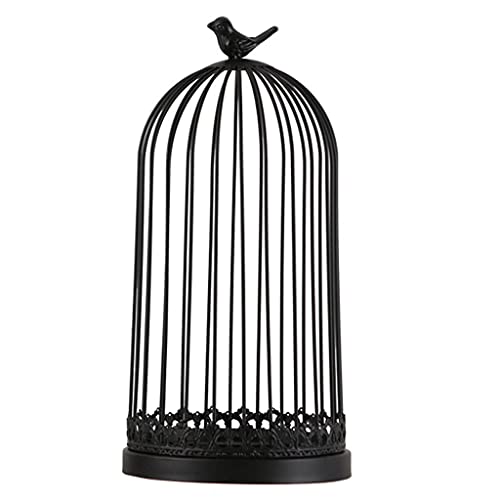 Vogelkäfig Old-Fashioned Birdcage Eisen Ornamente Retro Kreative Birdcage Grüne Anlagen Einrichtungsgegenstände geeignet for Innen- und Außenbereich Haustierzubehör (Color : E) von CLoxks