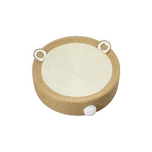 CMBSSTBB Haustier-Katzenkratzbrett, Katzenkratzbrett, Pappe, Schlafbett, Schleifkrallen, 40,6 x 10,2 cm, Lounge-Bett, Katzenkratzpad, Nest für kleine und mittelgroße Katzen, Beigebraun von CMBSSTBB