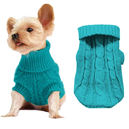 Hundepullover für kleine Hunde, Haustier-Pullover, klassische Strickwaren, Winterkleidung für Mädchen und Jungen, Chihuahua, Mantel, warme Welpen-Kostüm, Kleidung, Bulldogge, Weihnachten von CMREAEC