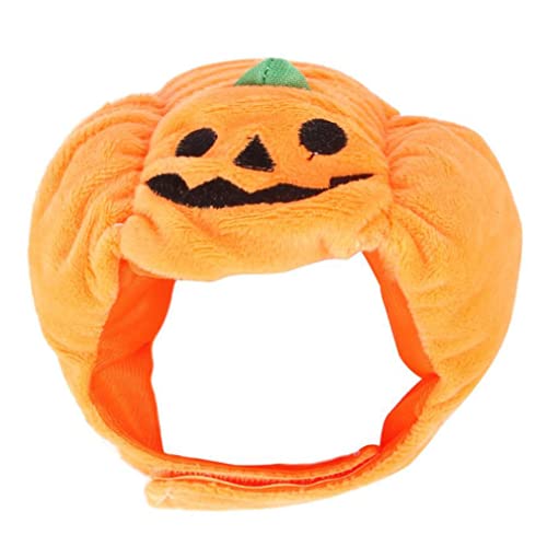 1pc Halloween Pet Pumpkin Hat Hunde Katzen Kleid Cosplay Kostüm Party Supply Accessoires von CNAFGBGG