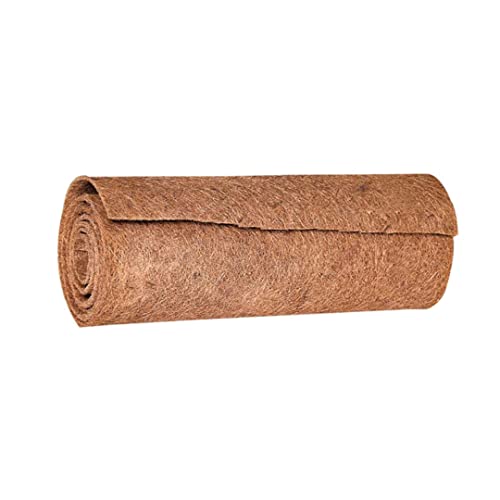 CNAFGBGG Kokosnussfasermatte Pflanzer Kokosnuss Coir Liner Blätter Kaltblütenschutz Abdeckung 0,5 x 2 m. von CNAFGBGG