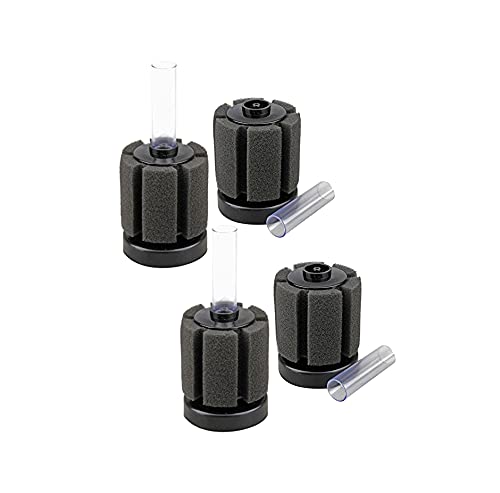 CNZ XY-180 Biochemischer Bioschwamm für Aquarien, luftbetrieben, bis zu 4,5 l, 4er-Pack von CNZ