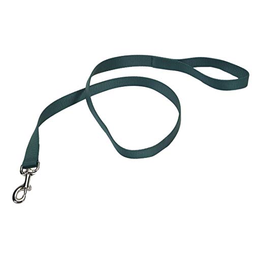 Coastal Products Nylon Single Layer Adjustable Training Lead DarkGreen 1"X6" von COA