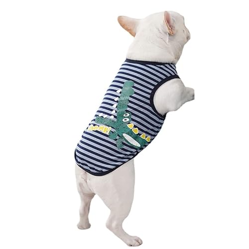 COGOALL Dog Suit Puppy Wedding Clothes Coat Doggie Costume Pet Dog Suit Jacket Teddy Small Dog Cat Spring Summer Dog Clothes Thin Suit Shirt Jacket (L,Blue) von COGOALL