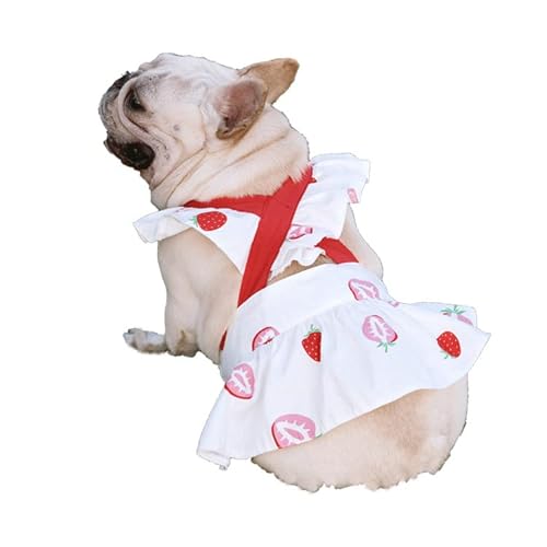 COGOALL Hundehemd Kleidung Sommer Seabeach Tank Top Weste Für Kleine Hunde Welpen Katze Hundekleidung Dünne Anzug Hemdjacke (XL,White) von COGOALL