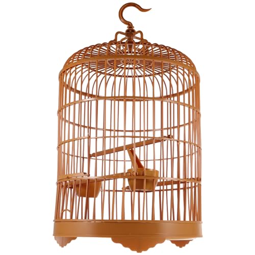 1 Satz Vogelkäfig käfig wellensittich Birdcage Nymphensittichkäfig Bird cage Papageienprodukte Reisekäfig Vogelhäuschen Papagei Hängekäfig Papageienkäfig aus Kunststoff Plastik COLLBATH von COLLBATH